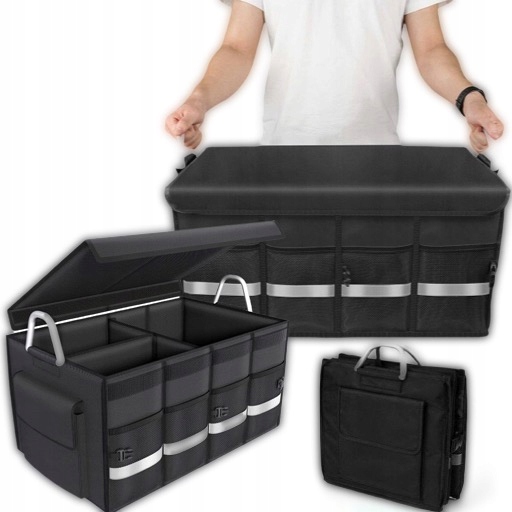 ORGANIZER KOSZ UCHWYT DUŻY DO BAGAŻNIKA AUTA SKRZYNKA