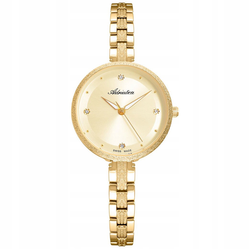 Dámské hodinky Adriatica A3753.1141Q Zirkony zlaté