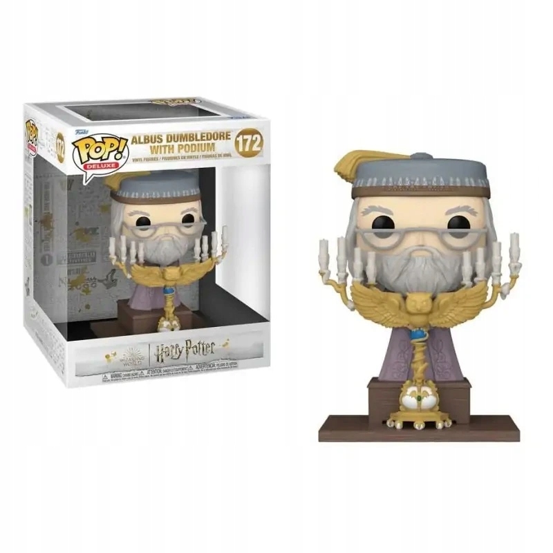 Funko Pop! Deluxe 172 Harry Potter Albus Brumbál na pódiu