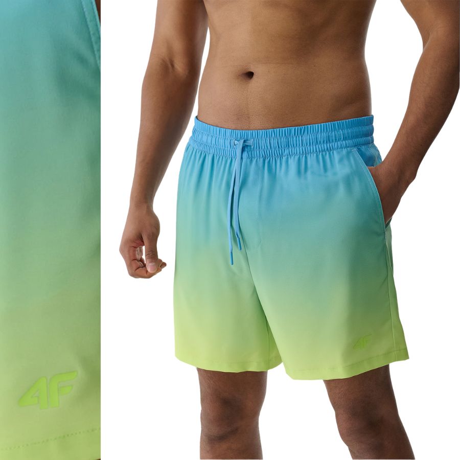 SPODENKI MĘSKIE 4F SZORTY KĄPIELÓWKI SPORTOWE NA BASEN PLAŻOWE