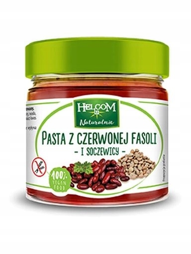 Levně 5 x Helcom Naturalně Pasta z červených fazolí a čočky Helcom, 190 g