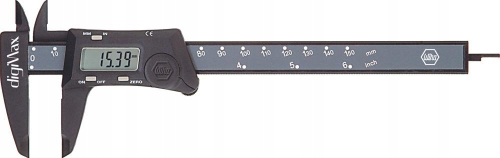 Elektrické posuvné měřítko dIgiMax nekovové 150 mm/0,01 mm Wiha