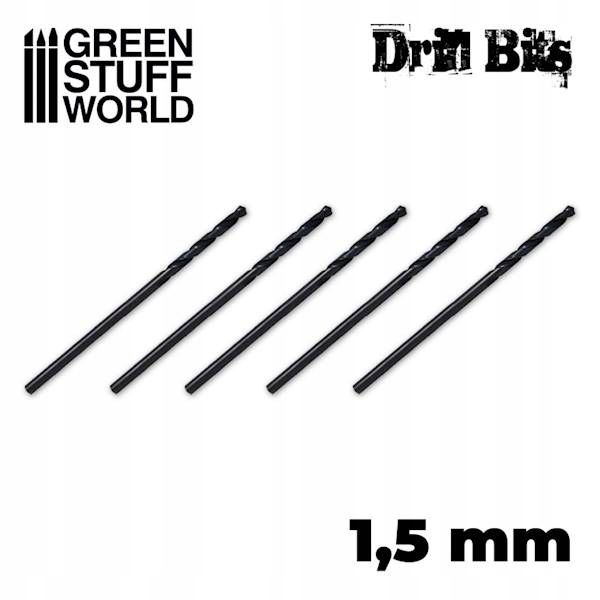 Green Stuff World Drill bit in 1,5mm 5pcs