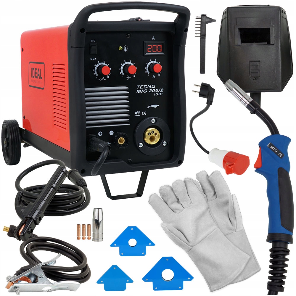 Зварювальний апарат MIGOMAT 2in1 IDEAL MIG 200 MMA