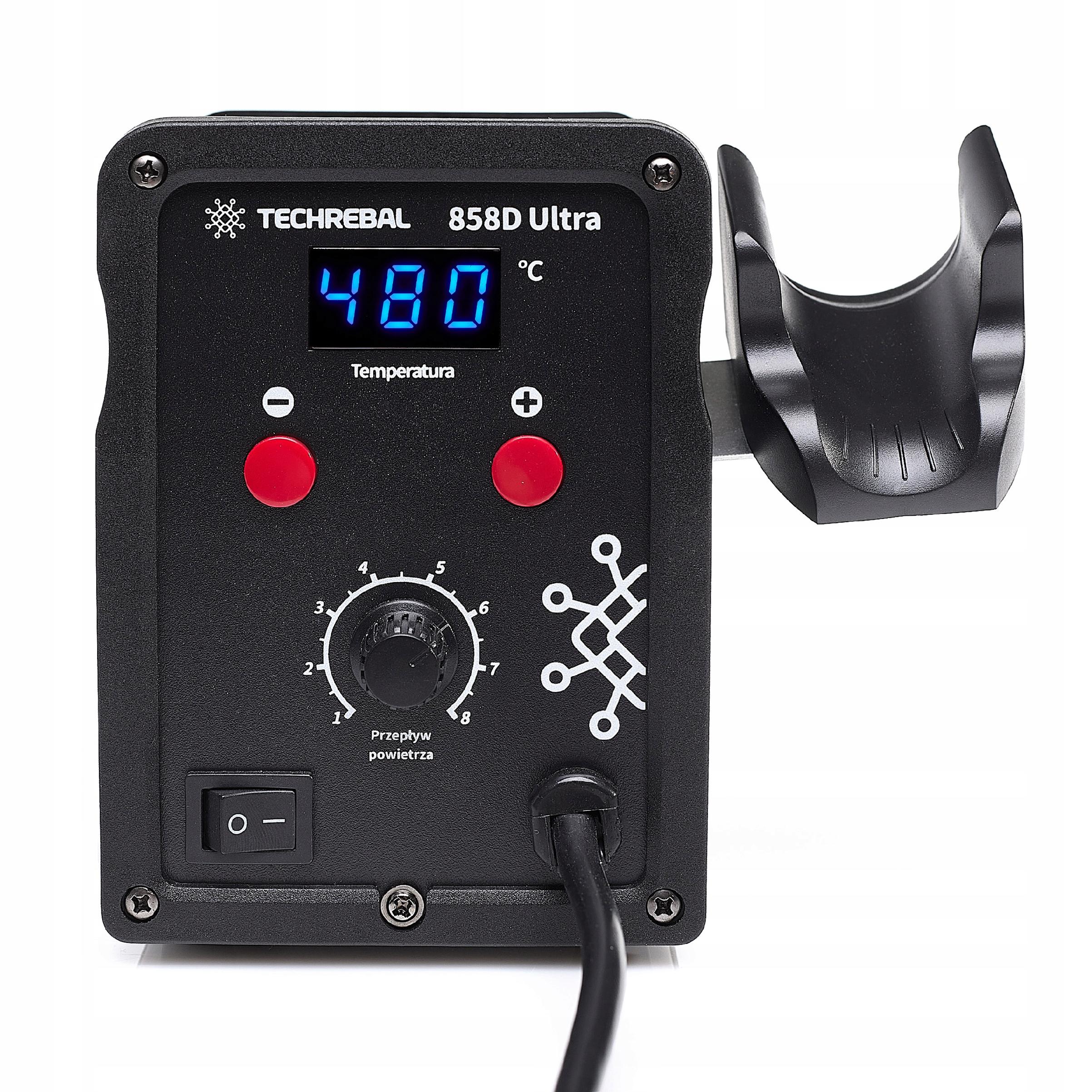 SPAWARKA do PLASTIKU Techrebal 858D ULTRA 750W ZSZYWACZ zgrzewarka tworzyw Marka Techrebal