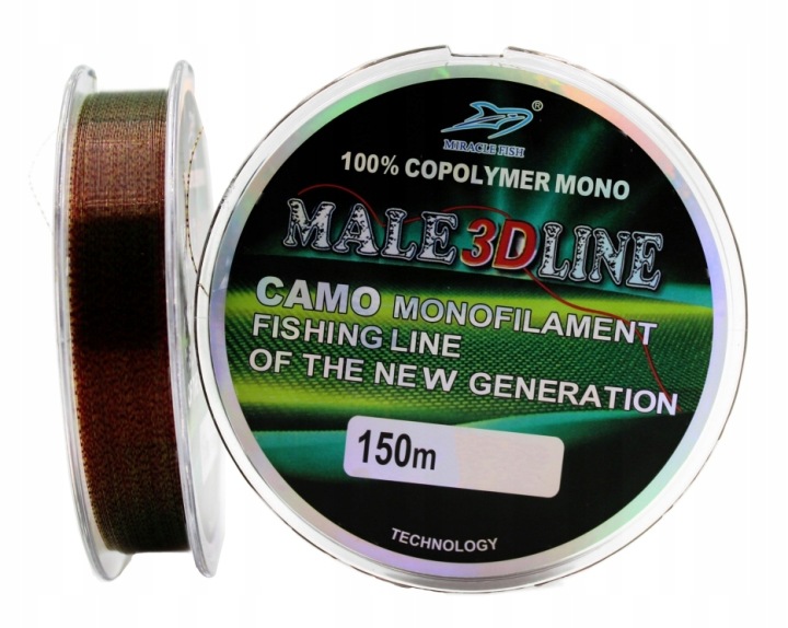 Żyłka Miracle Fish Male 3D Line 0,18mm 6,18kg 150m