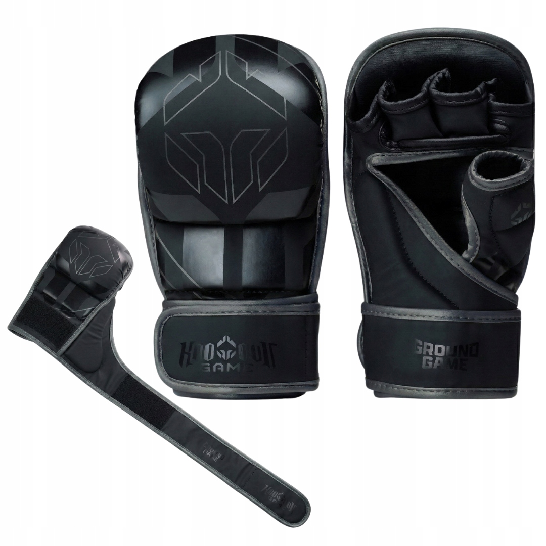 Sparingové rukavice Ground Game Mma Logo 3.0 Shadow vel. S/m