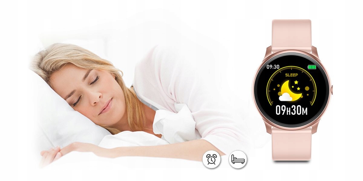 ZEGAREK DAMSKI SMARTWATCH G. ROSSI CIŚNIENIE SMS Wodoszczelność 50m = WR50