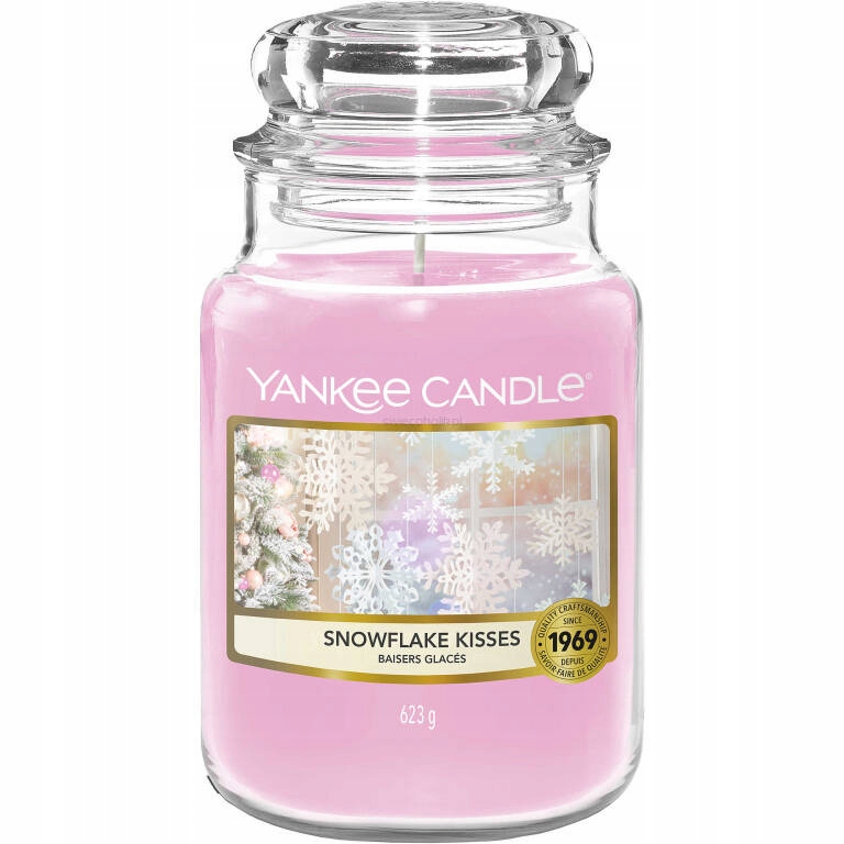 Snowflake Kisses Yankee Candle duża świeca