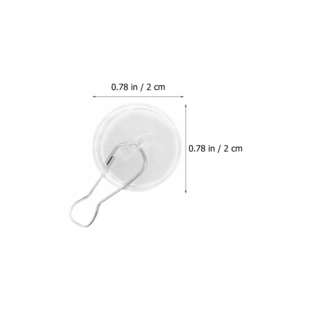 20 SZT. HACZYKÓW SUFITOWYCH SAMOPRZYLEPNE PRZEZROCZYSTE HACZYKI Liczba elementów w zestawie 0 szt.