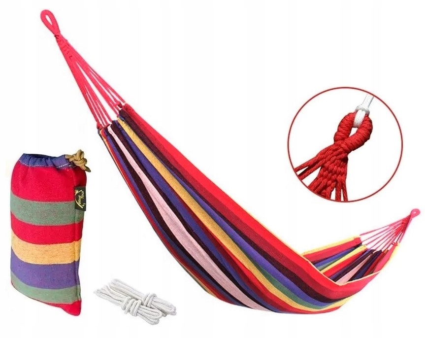 

Hamak Ogrodowy Mocny XL Huśtawka +worek