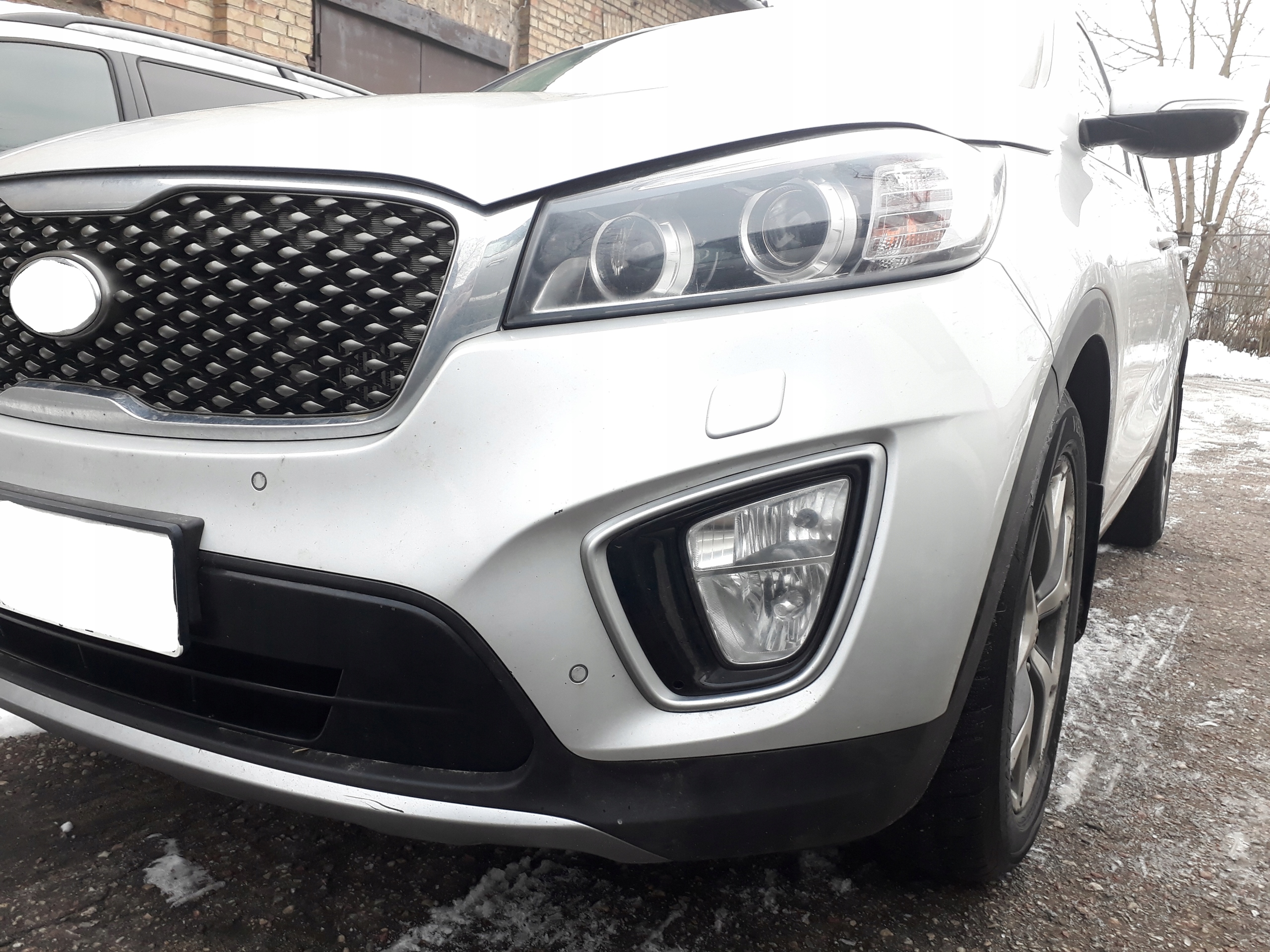 2x Накладки противотуманных фар галоген kia SORENTO III 2015 -18r Накладка противотуманной фары бампера