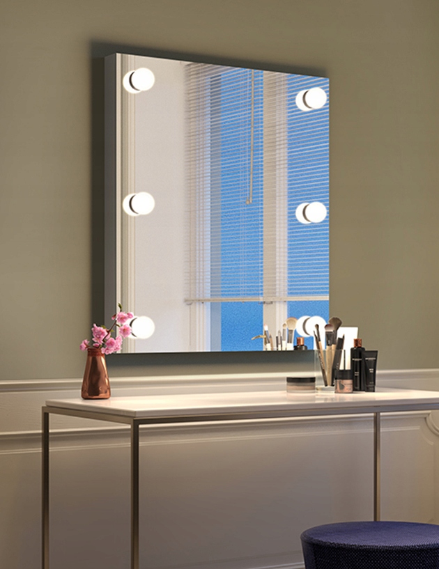 LUSTRO LED DO MAKIJAŻU NA WYMIAR RUKE 70x95 CM Kod producenta Lustro do makijażu wizażu RUKE HOLLYWOOD