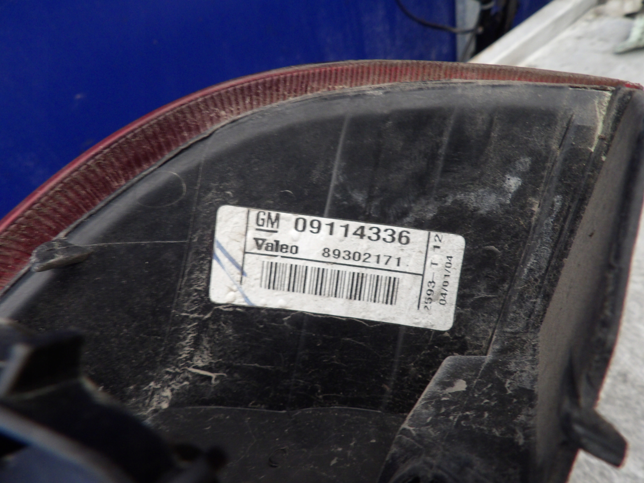 Opel Corsa C light rear right HB