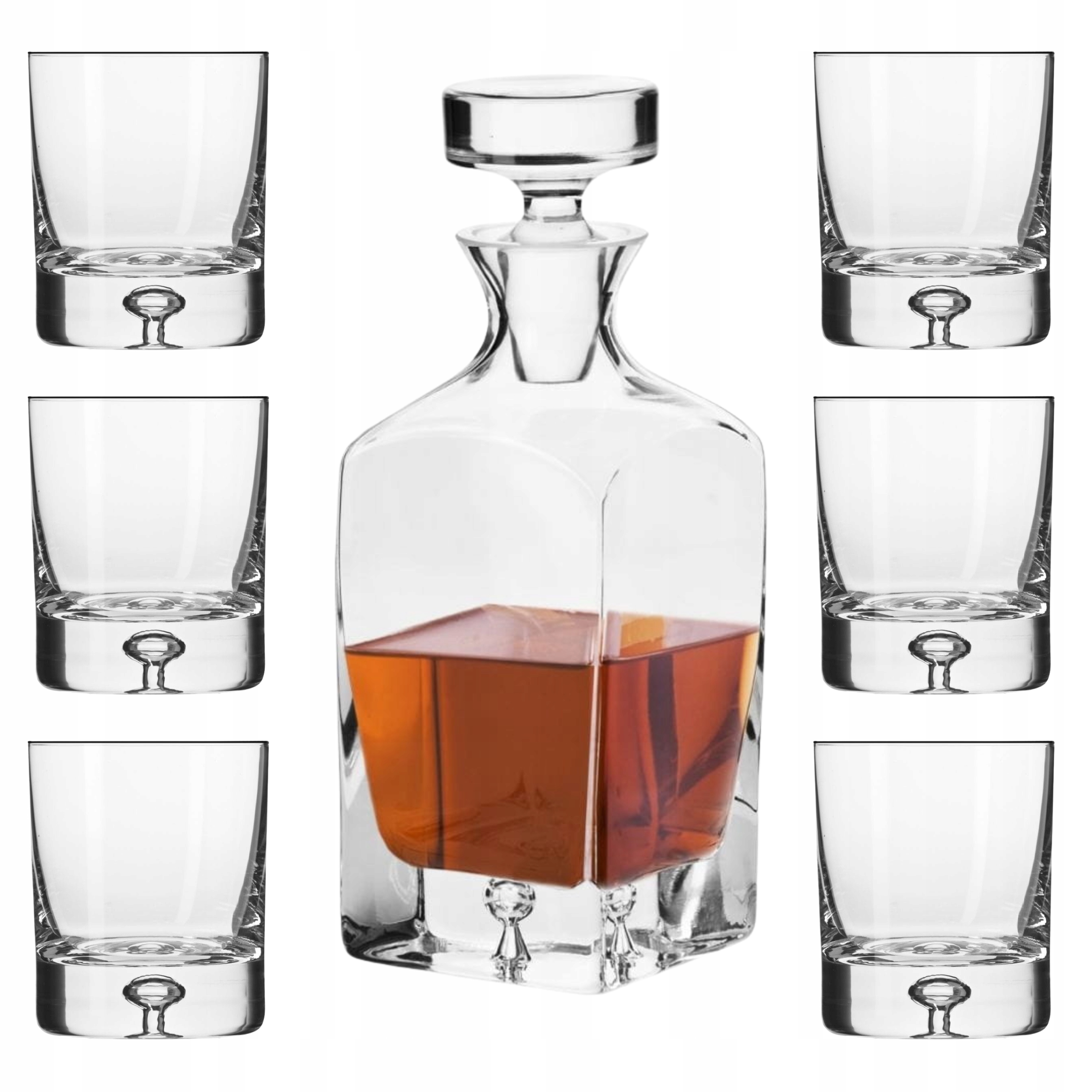 Sada na whisky Legend 7dílná karafa 750 ml Dárek Vánoce Krosno