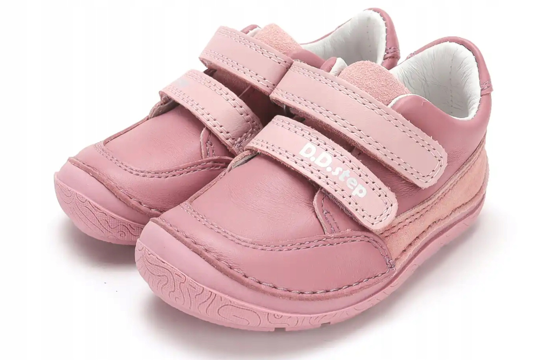 Barefoot Buty Dziecięce do Przedszkola dla Dziewczynki na Rzepy DDStep 27