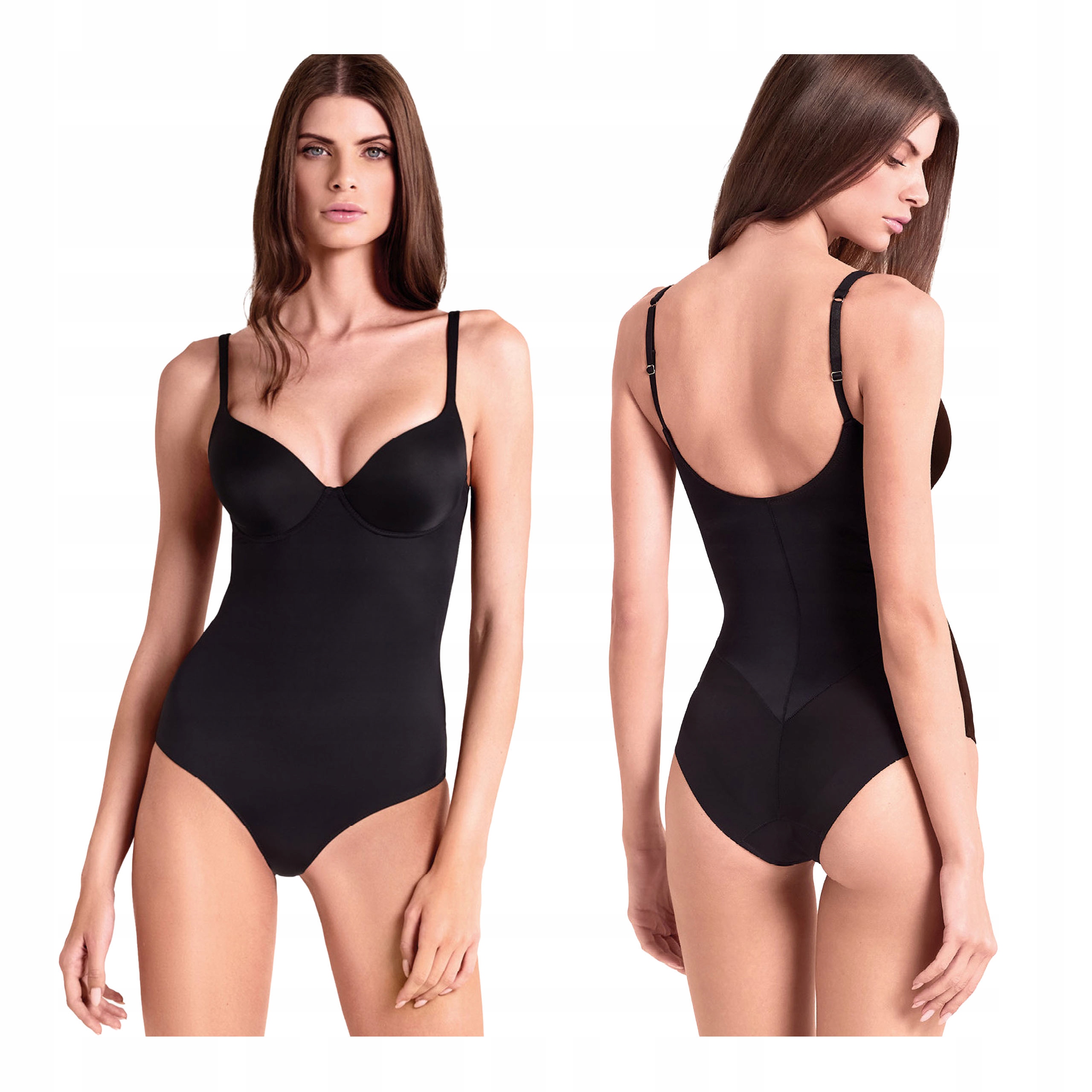 Dámské Body Lormar Plus Size s kosticemi, vyztužené, černé Velikost 90B