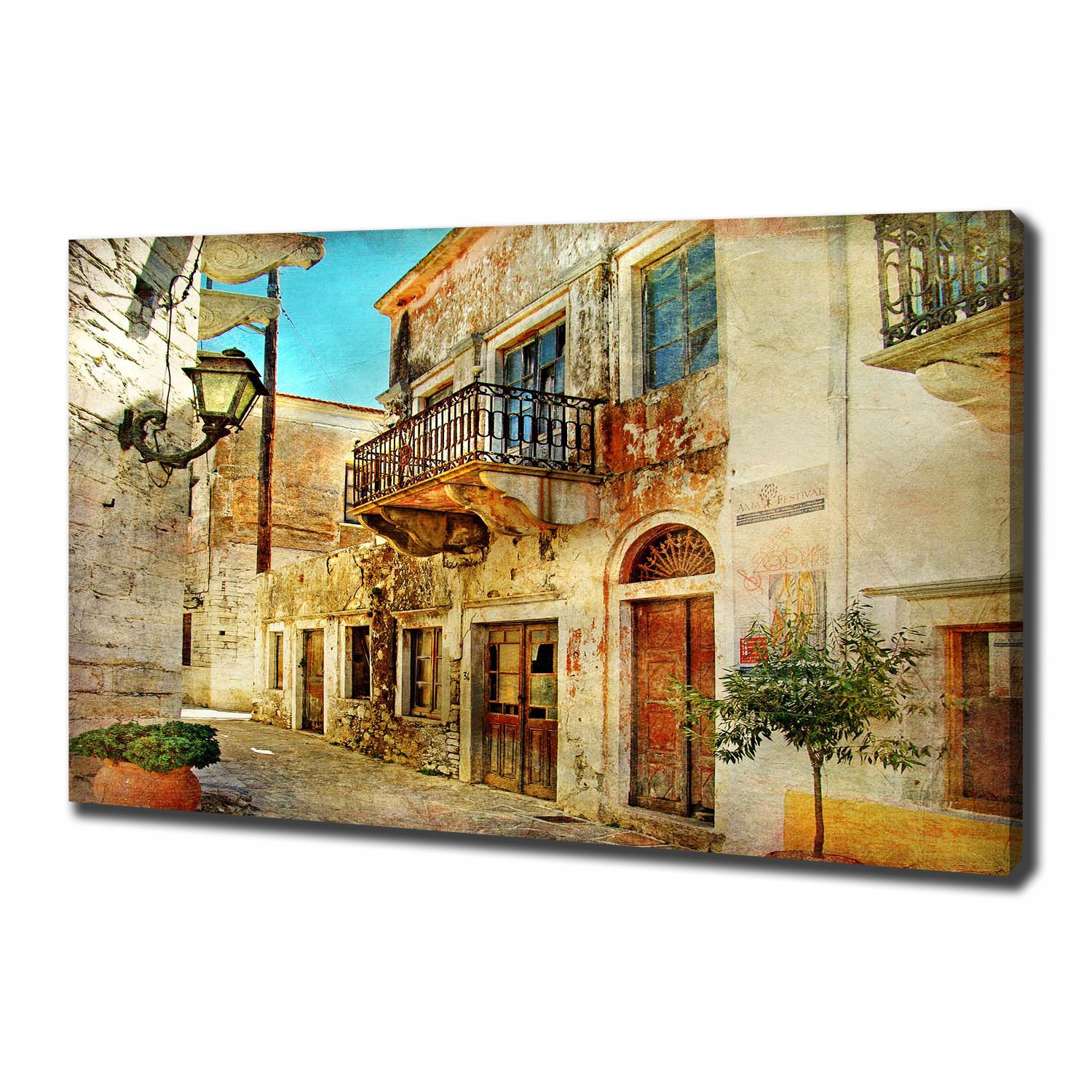 

Foto obraz na płótnie Uliczki w Grecji 100x70 cm