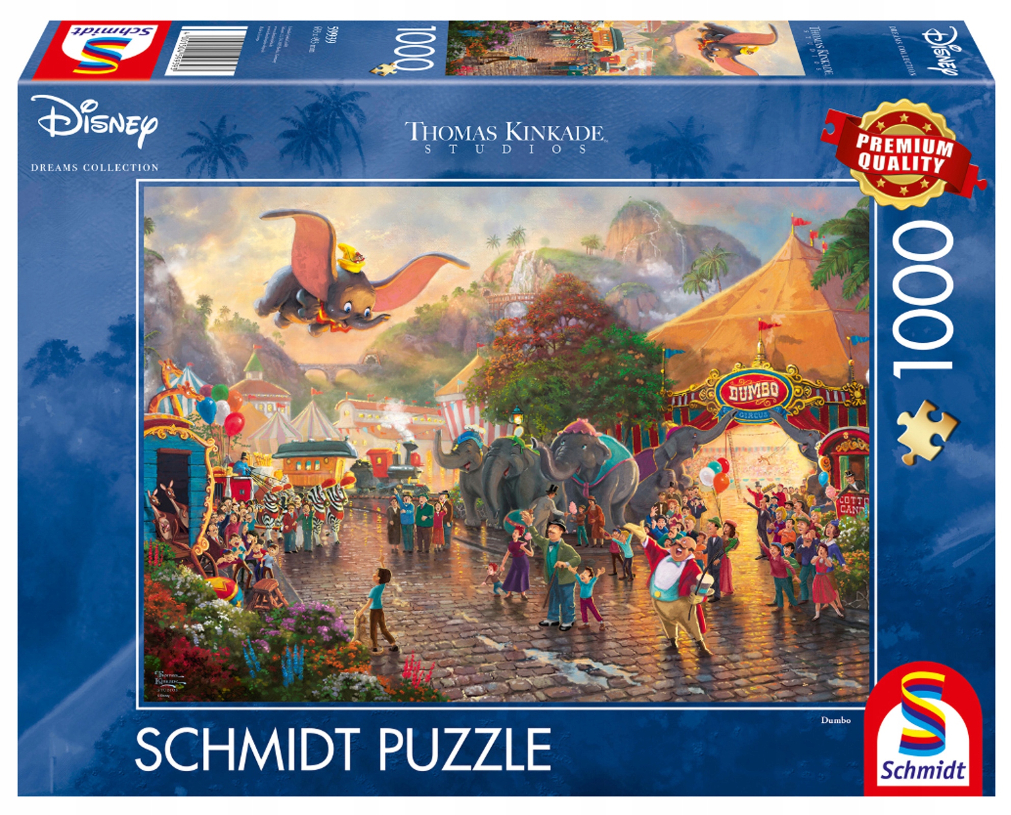 

Schmidt Pq Puzzle 1000 Kinkade Słoń Dumbo Disney