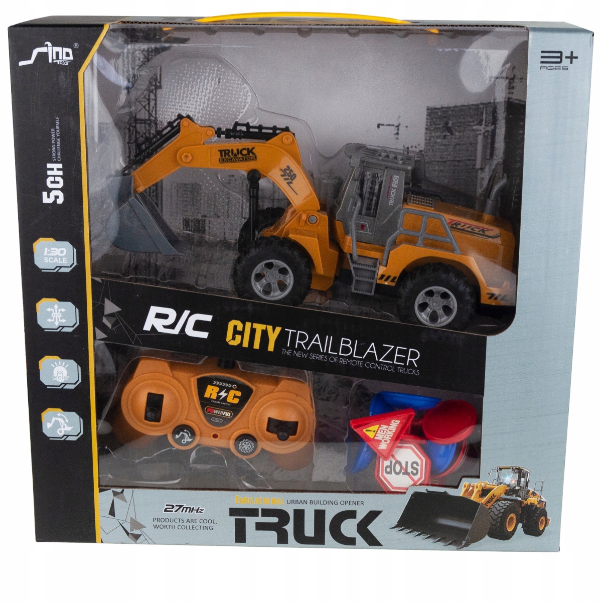 KOPARKA NA PILOTA RC Z PILOTEM STEROWANA + ZNAKI Certyfikaty, opinie, atesty CE