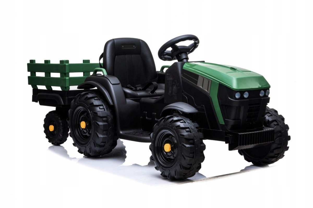 Duży Traktor na akumulator z Przyczepką Pilot dla dzieci