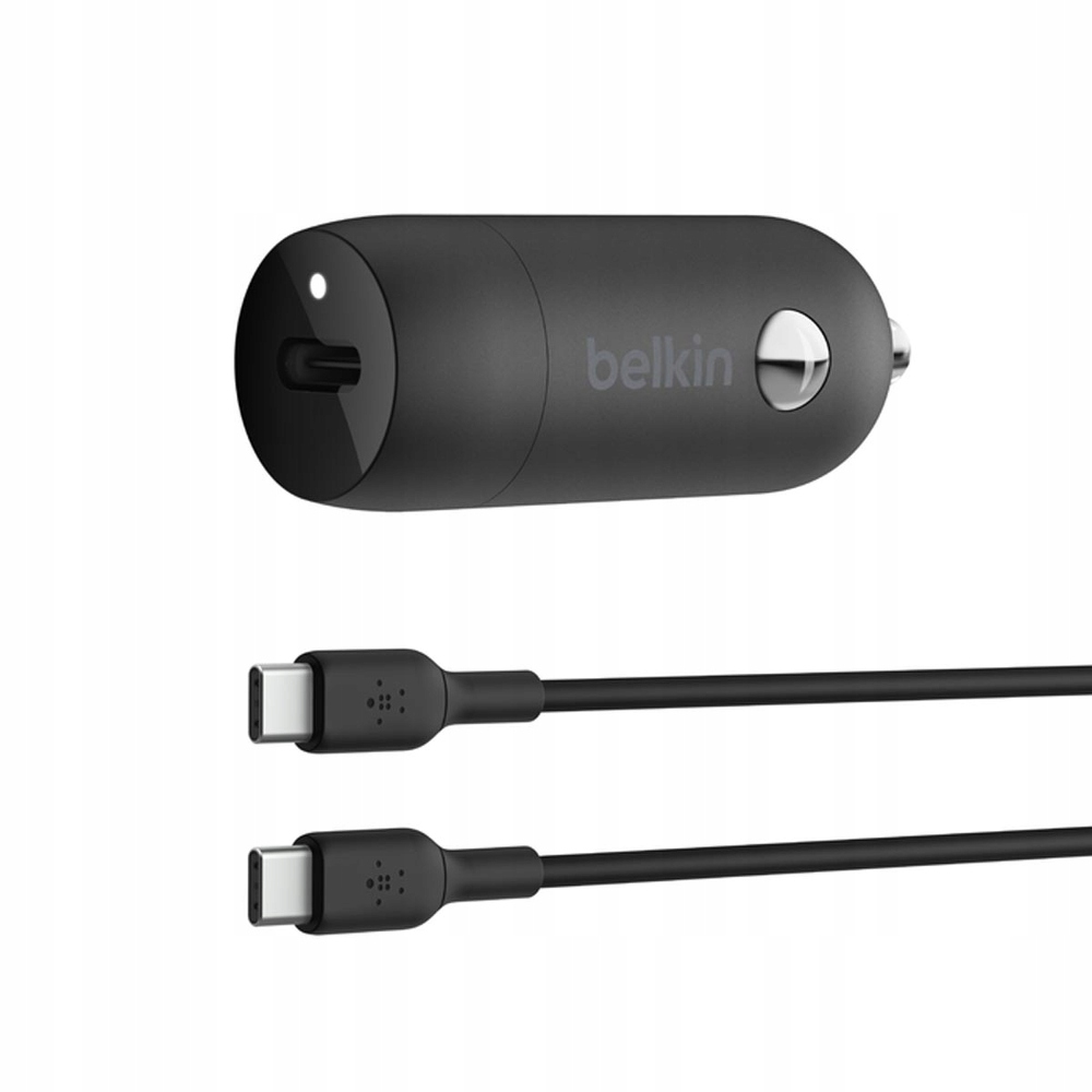 Belkin Nabíječka automobilová 30W Usb-c, Pd, Pps, černá kabel Usb-c
