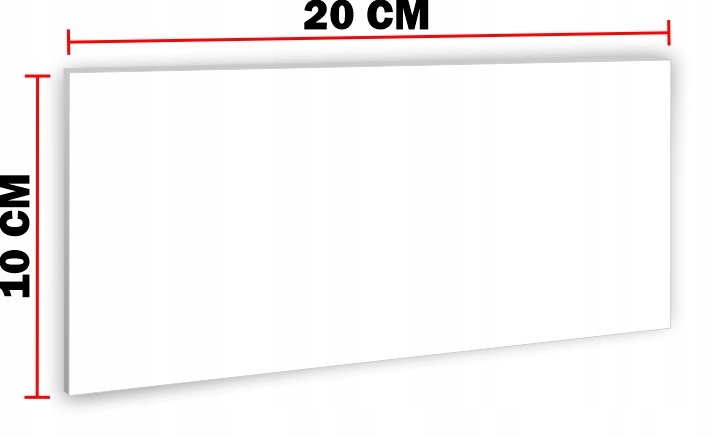 TABLICZKA UWAGA PIES PCV 20X10CM WZORY Marka bez marki