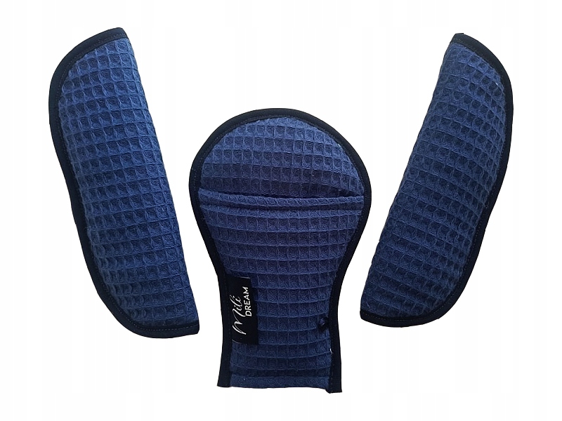 WAFELKOKWE Ochraniacze na pasy do wózka KOLORY