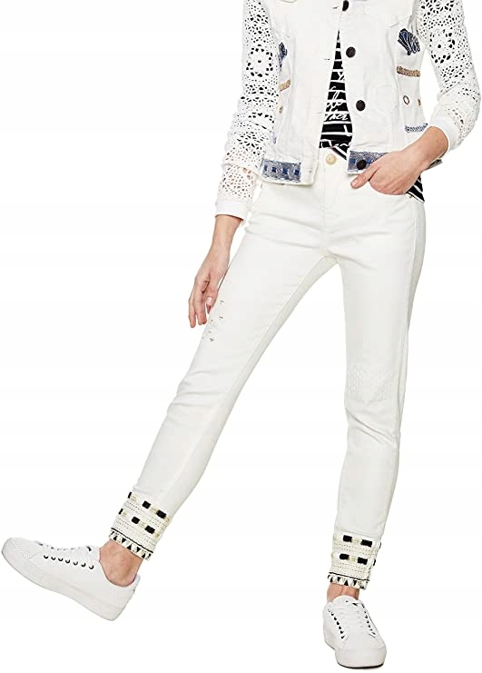 

Desigual damskie spodnie jeans skinny 28/ M