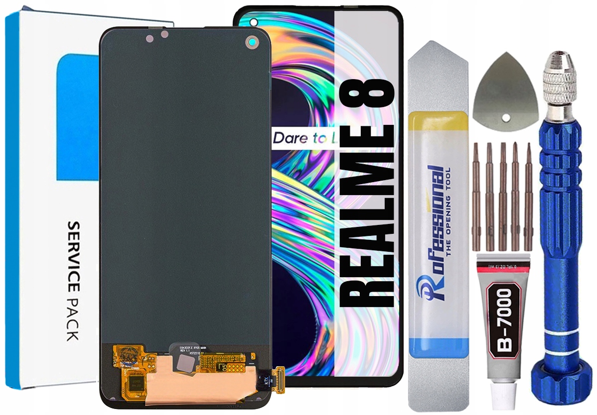 Displej Pro Realme 8 RMX3085 Originál Oem Obrazovka