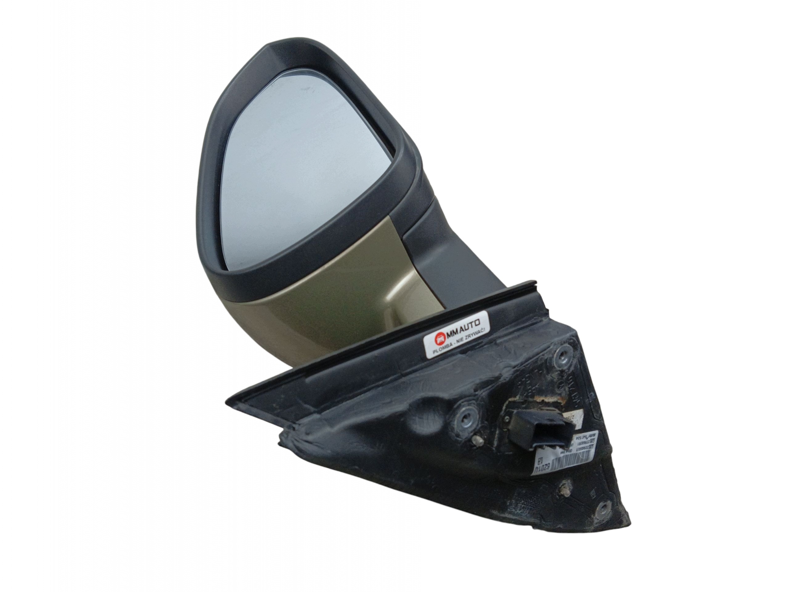 mirror right OPEL INSIGNIA A LIFT 2013-2017 5 PIN EUROPA code LAKIERU Z30W