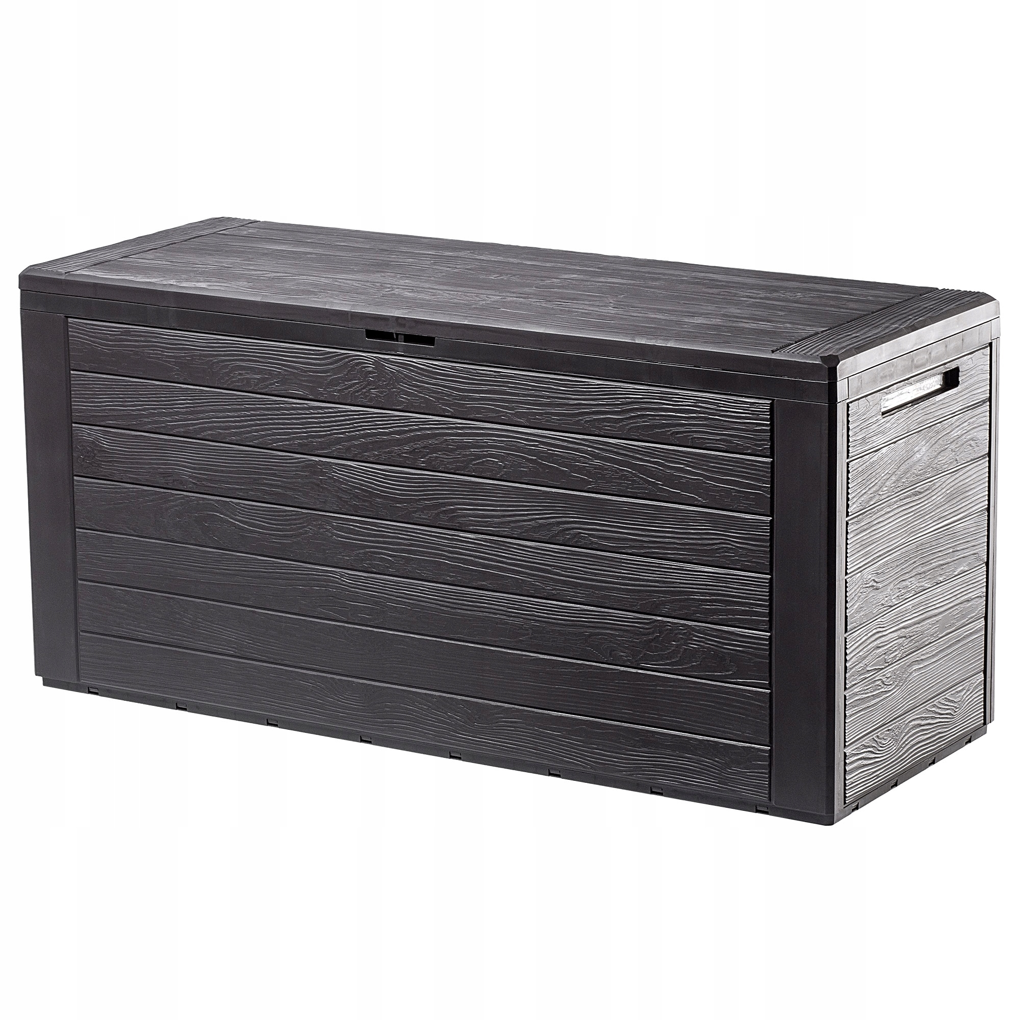 Balkónová Záhradná Skrinka Kufor 280 L Do Záhrady Balkón Terasa Hnedá