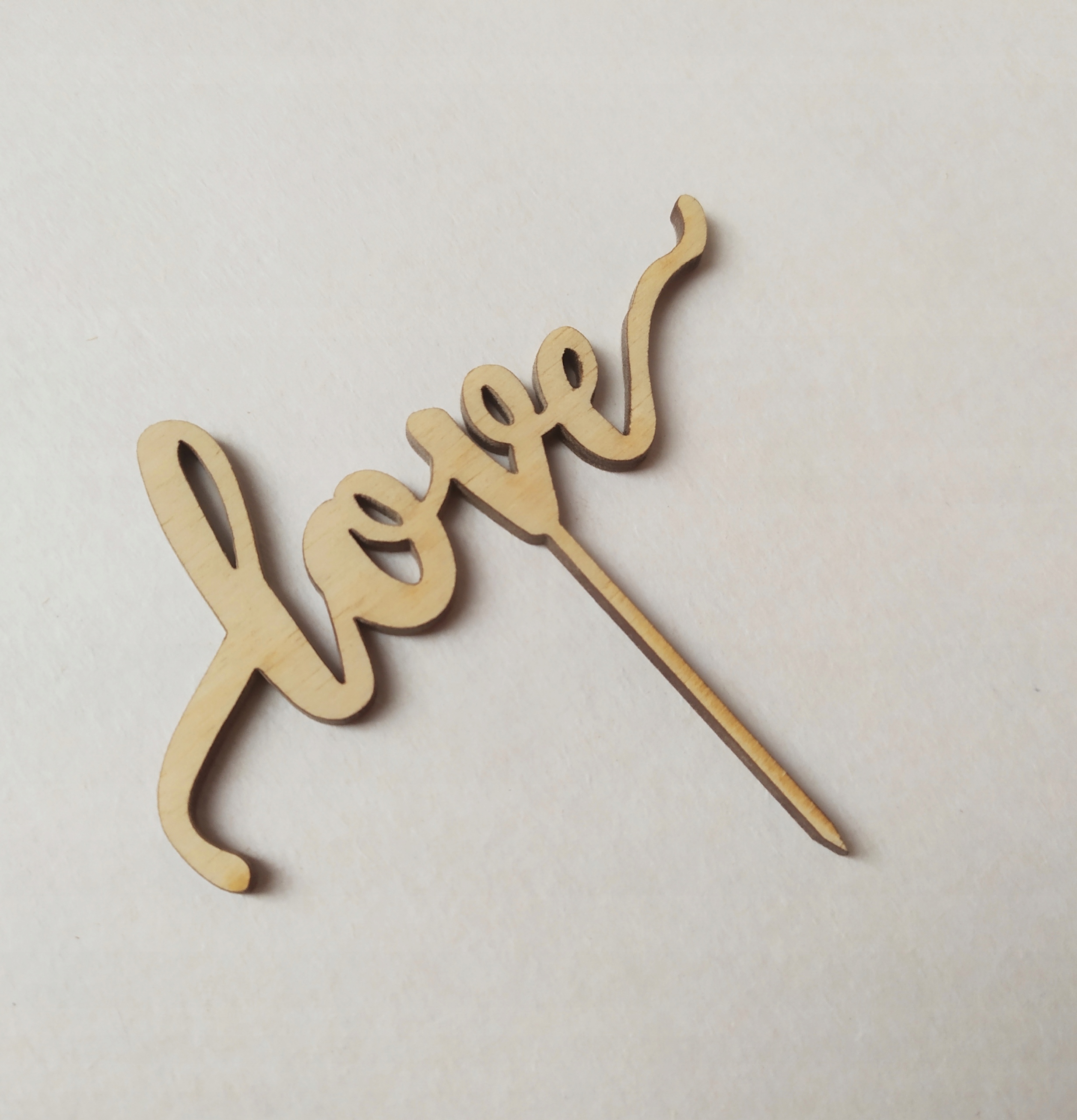 

Topper Walentynki Love 9 x 8 cm WS333