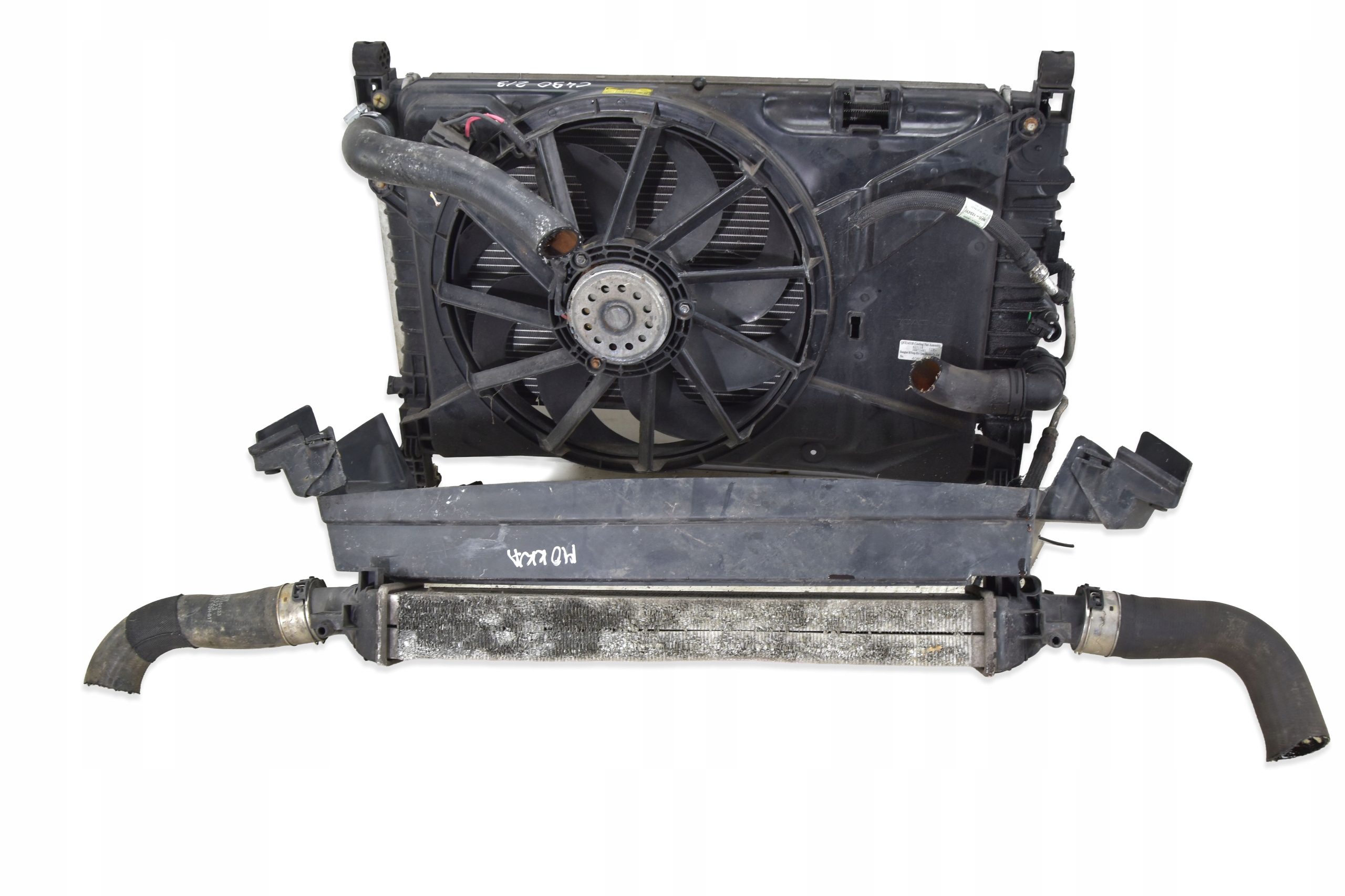 support panel for radiators OPEL MOKKA A and Przedlift 2012-2015 1.4 140KM B14NET Manual