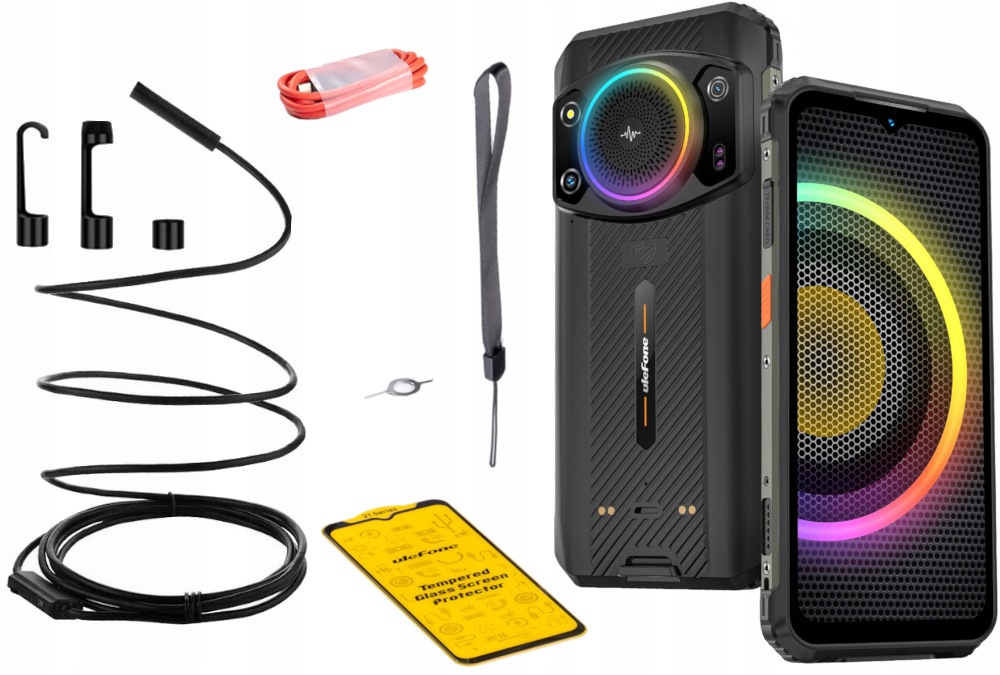 Ulefone Armor 21 Pancerny Smartfon 8/256GB 4G 9600mAh 64M Endoskop EC01