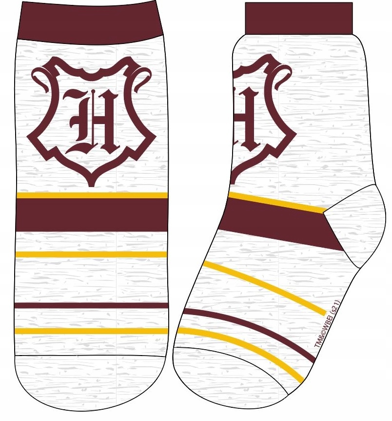 

Skarpetki Harry Potter 31/34 Szare/Bordowe