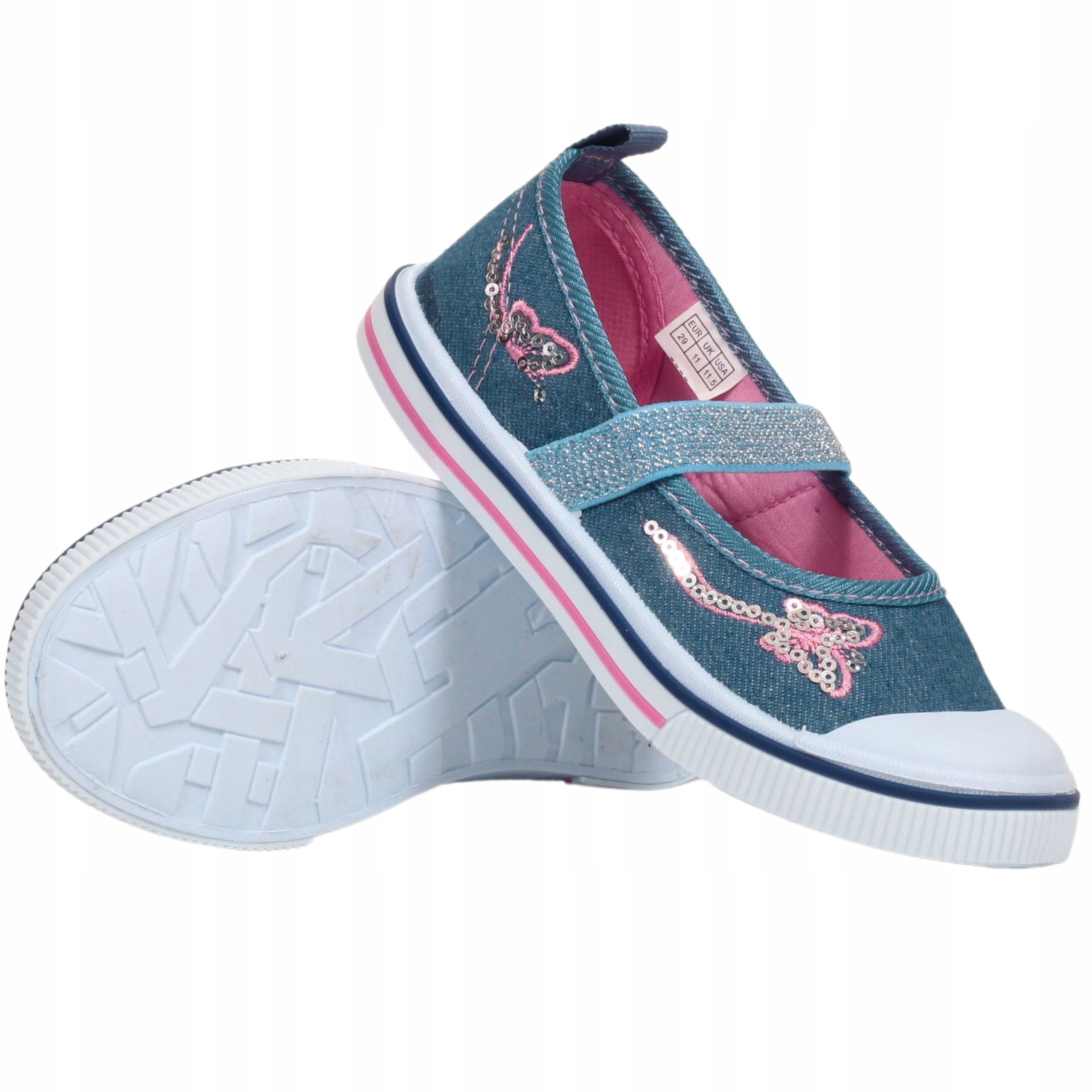 TRAMPKI DZIECIĘCE BUTY SPORTOWE WSUWANE GUMECZKI Płeć dziewczynki