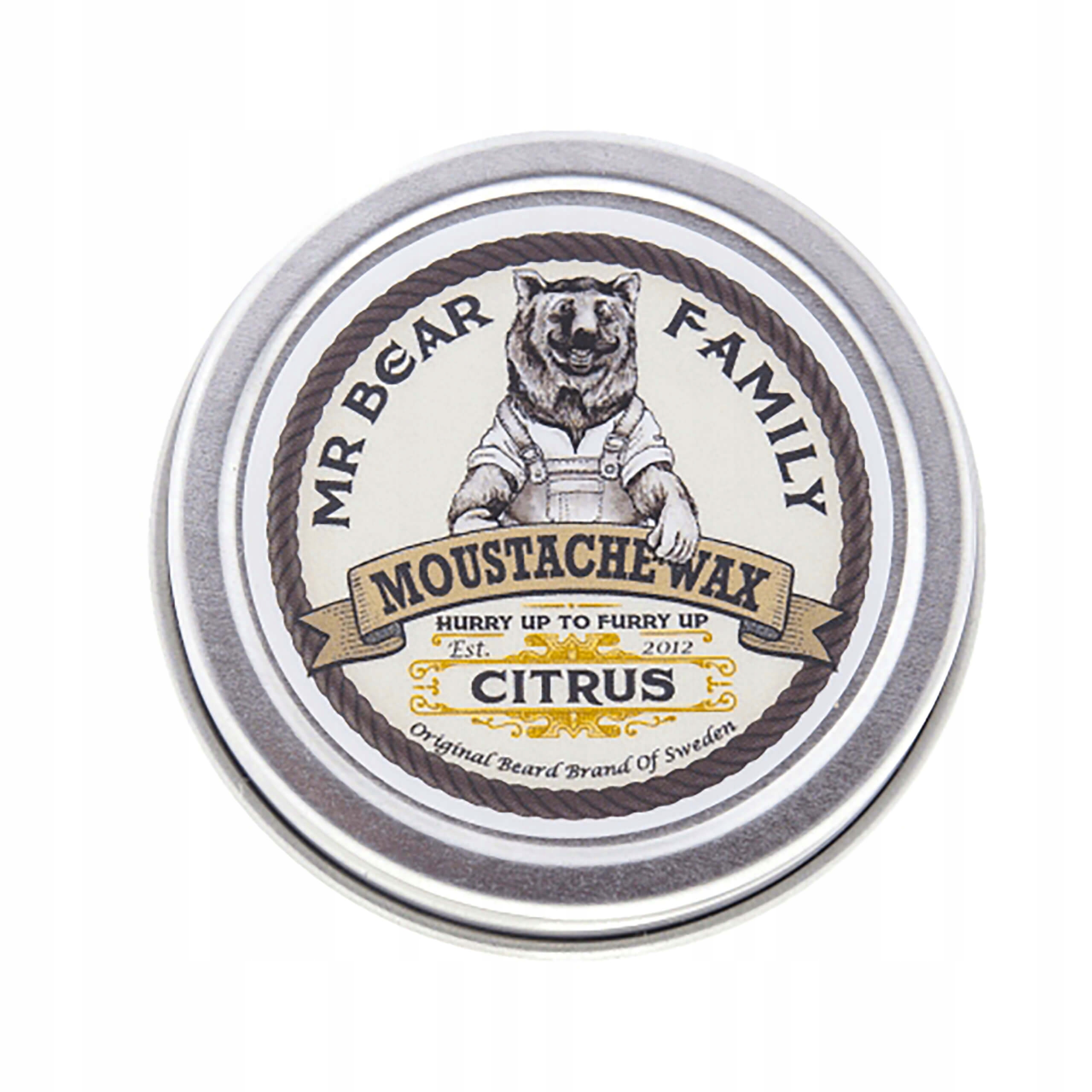 Wosk do wąsów CITRUS Mr Bear Family 30ml