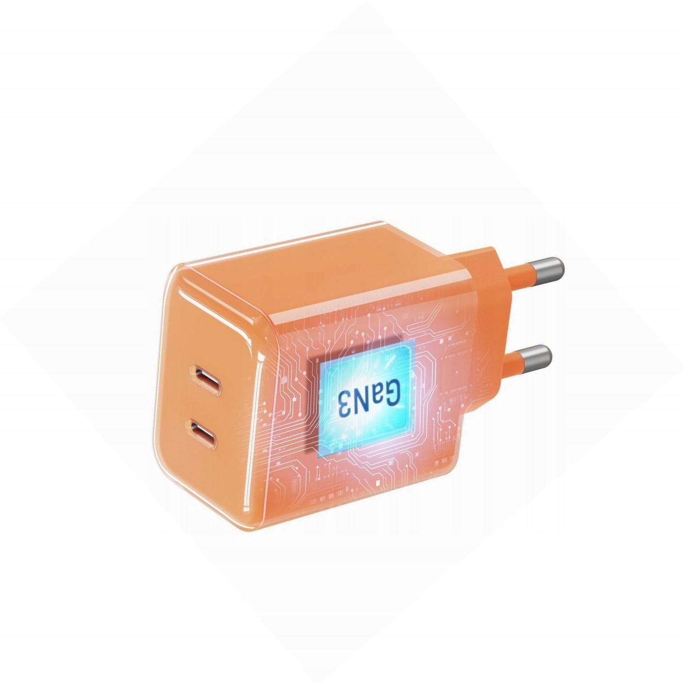 Ładowarka GaN Avs 60W 2x Usb-c z kablem 1m do Samsung Galaxy A55 5G