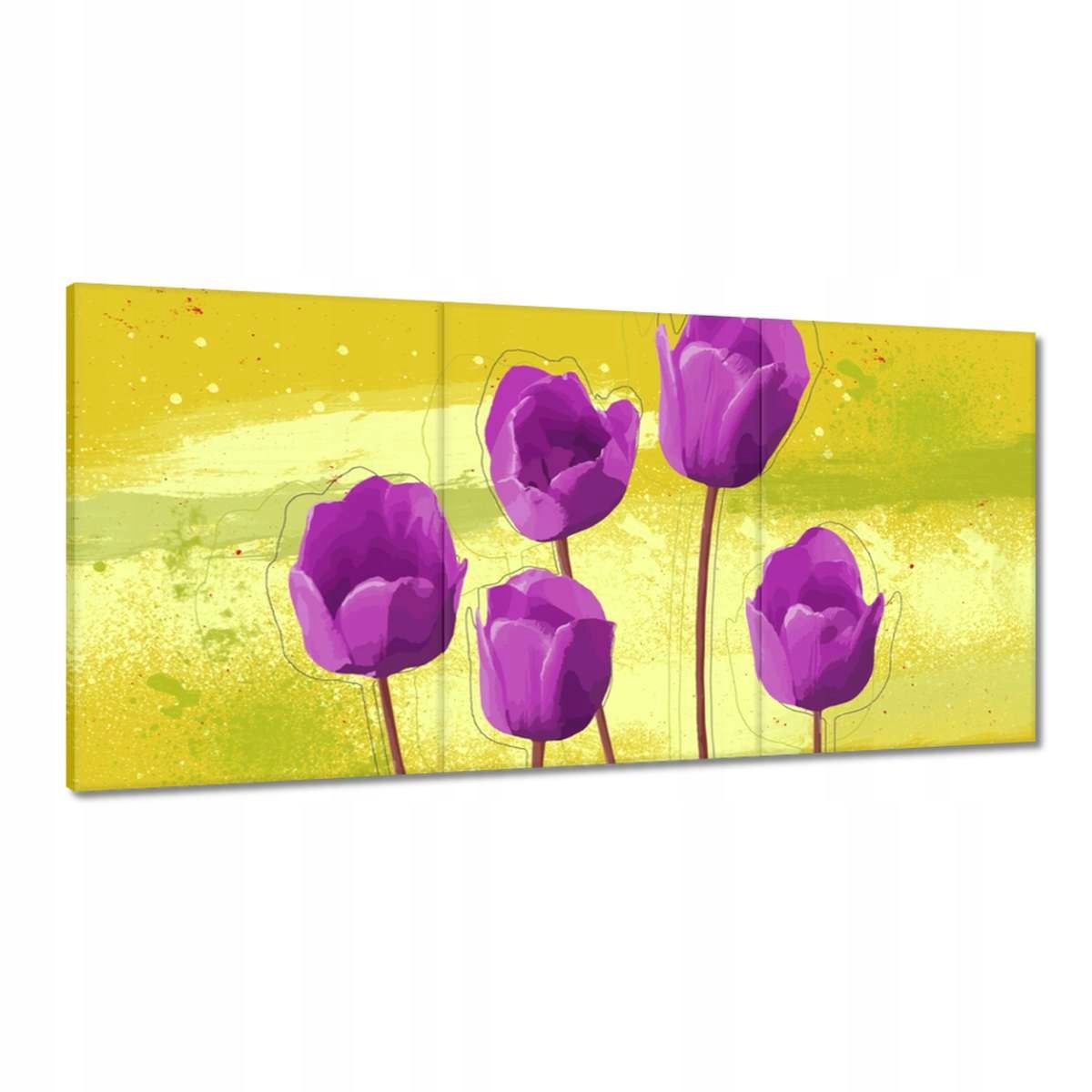 Obrazy 180x90 Poľné maky Medové pozadie