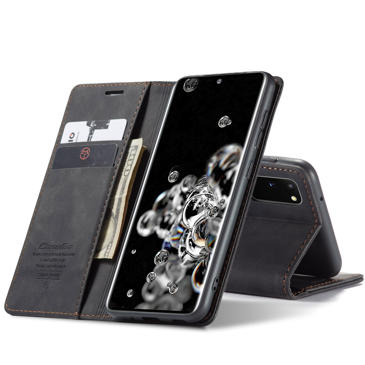 

Case-Me Etui Portfel Skórzany do Samsung S20 Plus