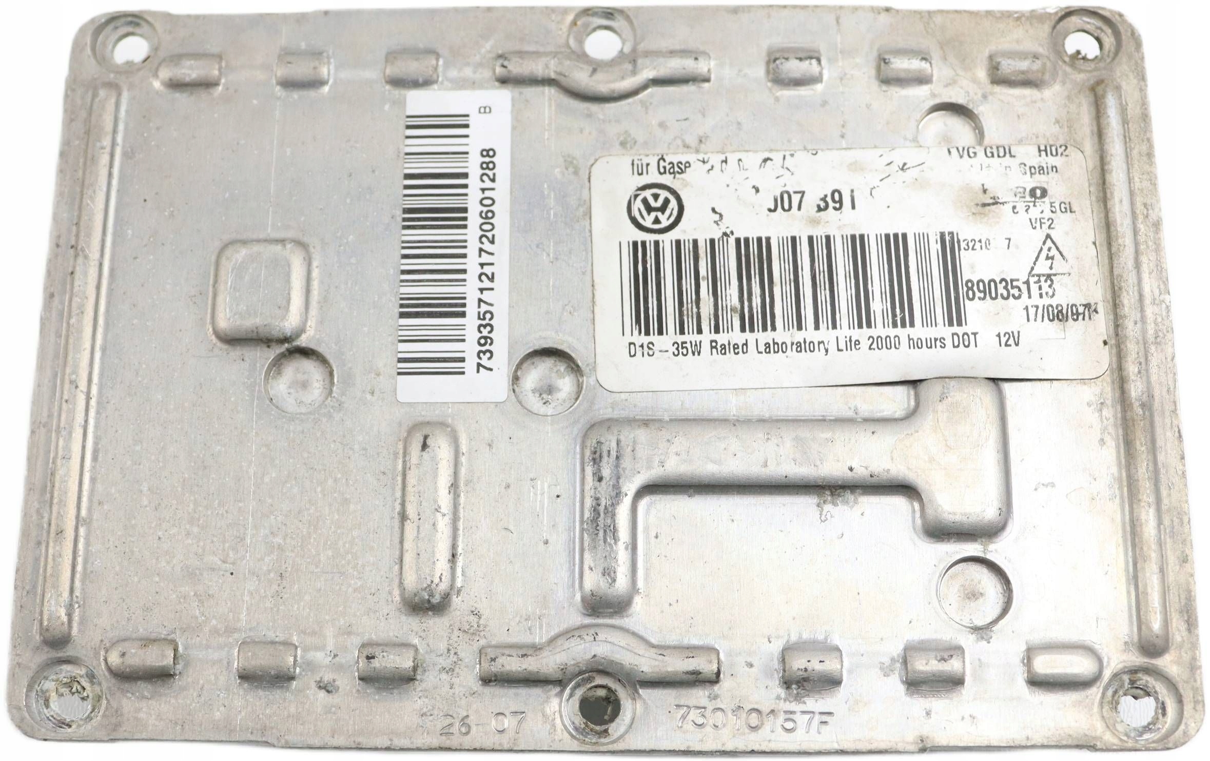 VW PASSAT B6 control unit XENON 3D0907391B 89035113