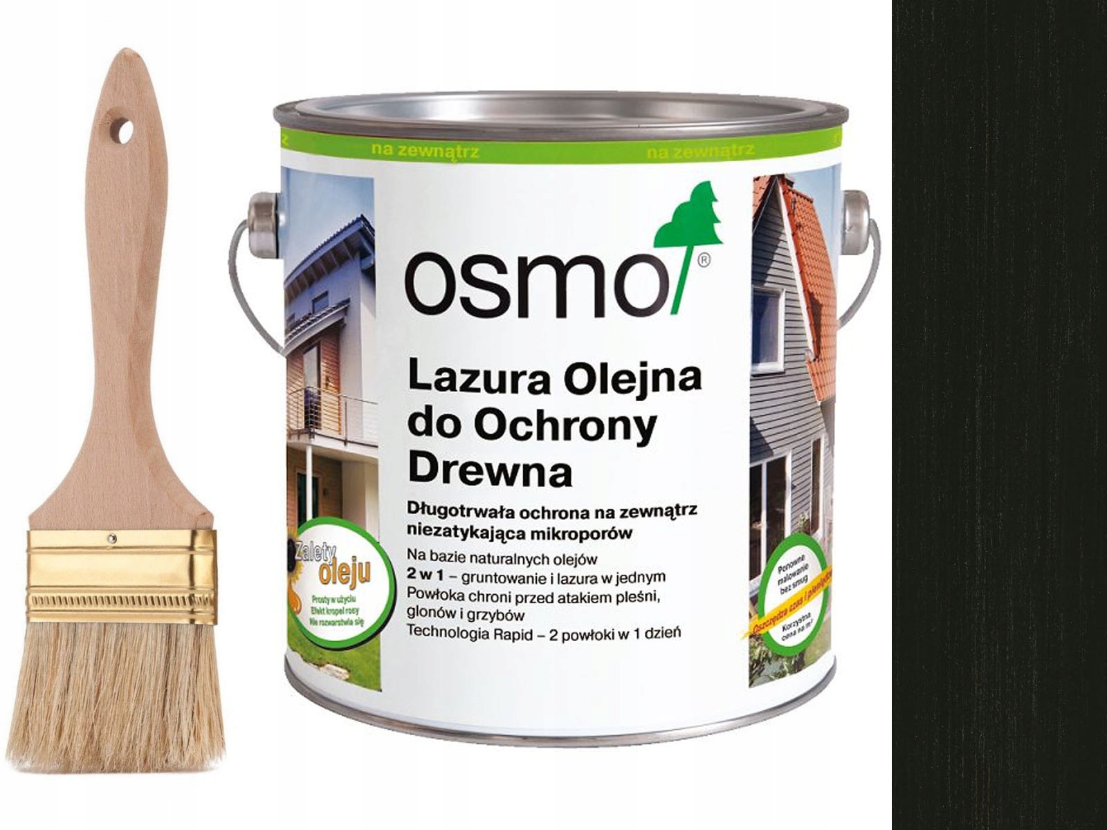 Osmo 712 Ochranná lazúra na drevo Heban 2,5L