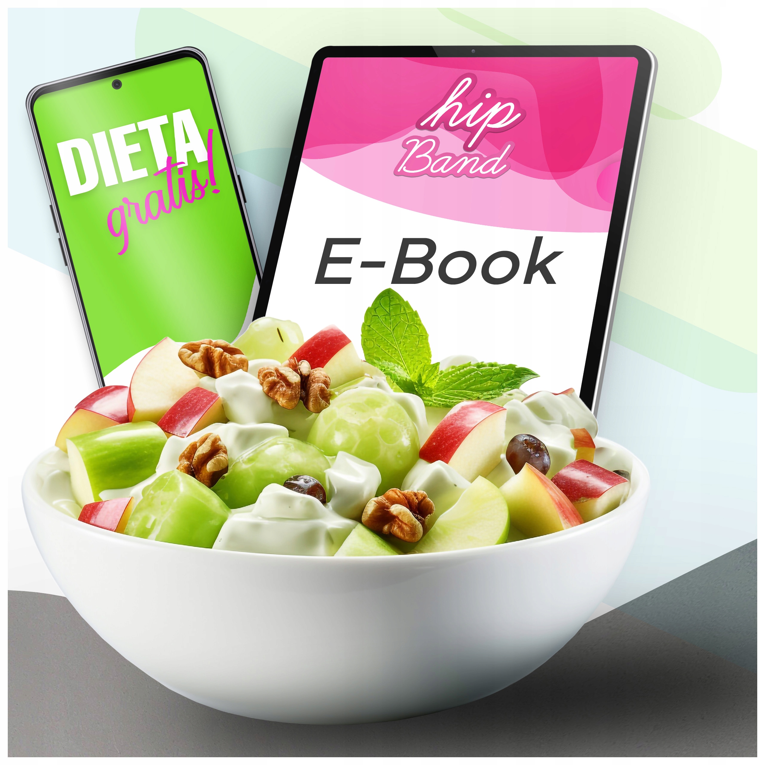 ZESTAW 3 GUM DO ĆWICZEŃ HIP MINI BAND, GUMY MATERIAŁOWE MOCNE TAŚMY FITNESS Rodzaj guma