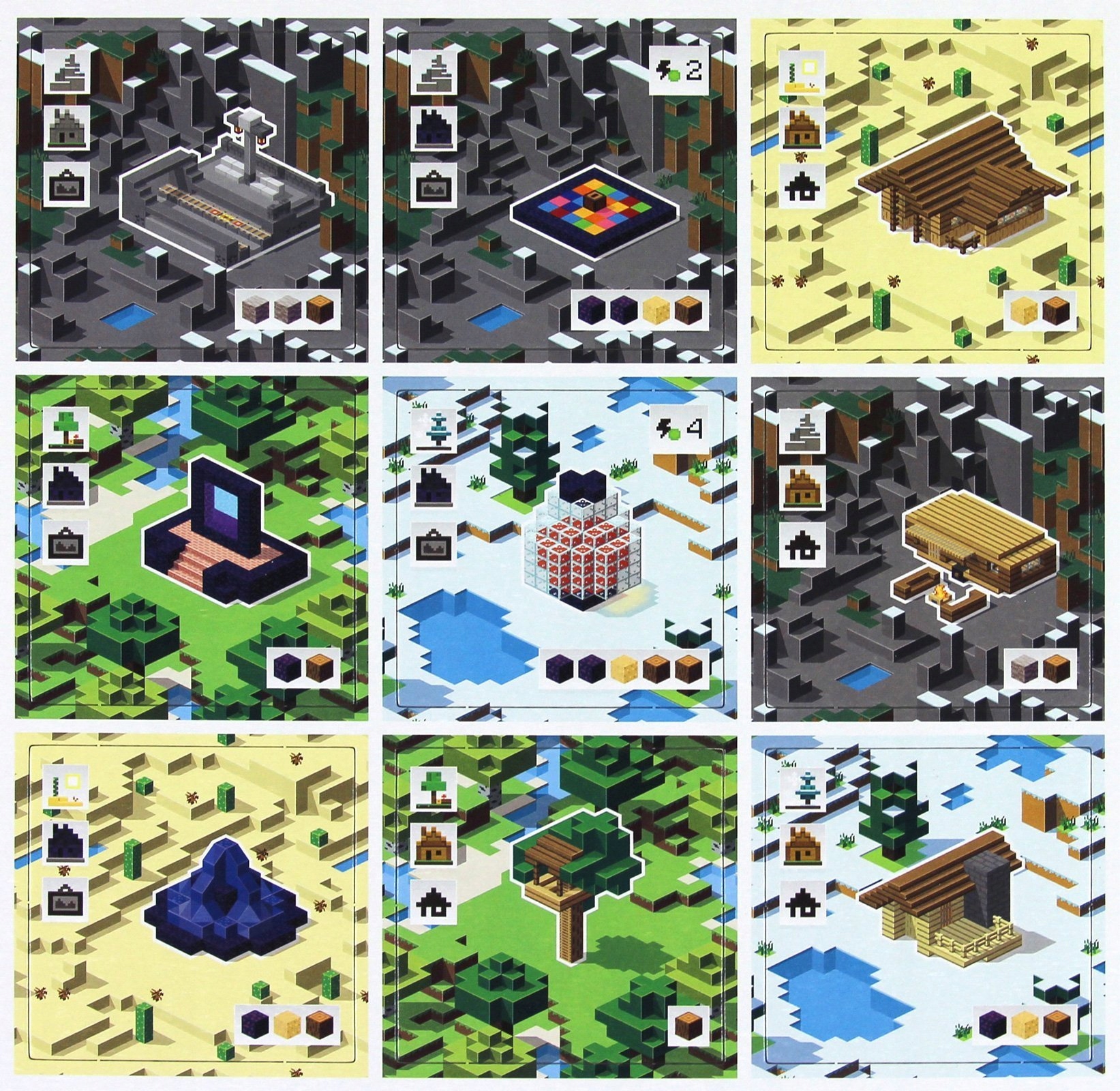 Gra planszowa MINECRAFT BUILDERS BIOMES Edycja PL Nazwa Minecraft Builders & Biomes