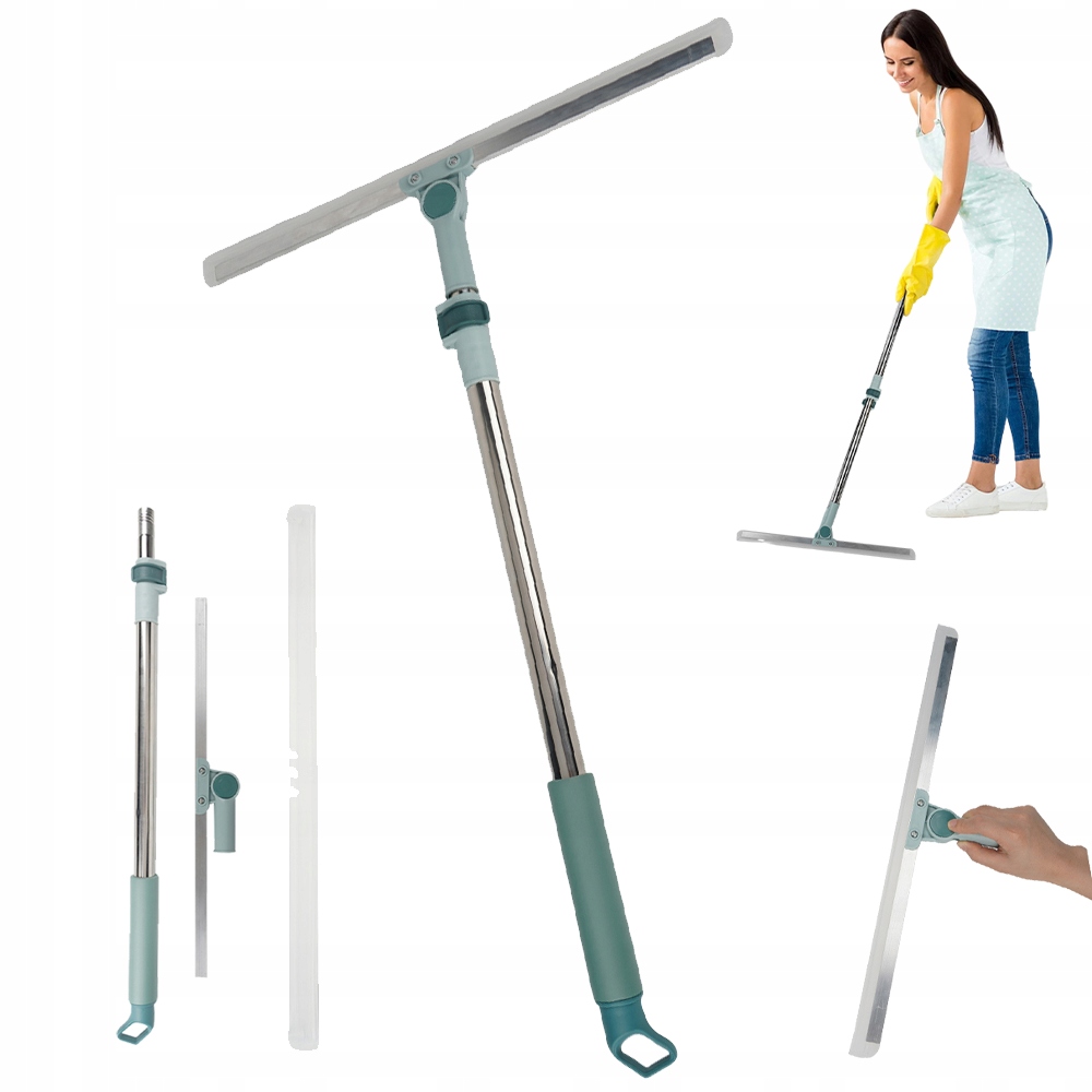 Levně Stěrka Na Vodu Gumová 500MM Na Podlahy Spár Násada Hůl Styl 110CM