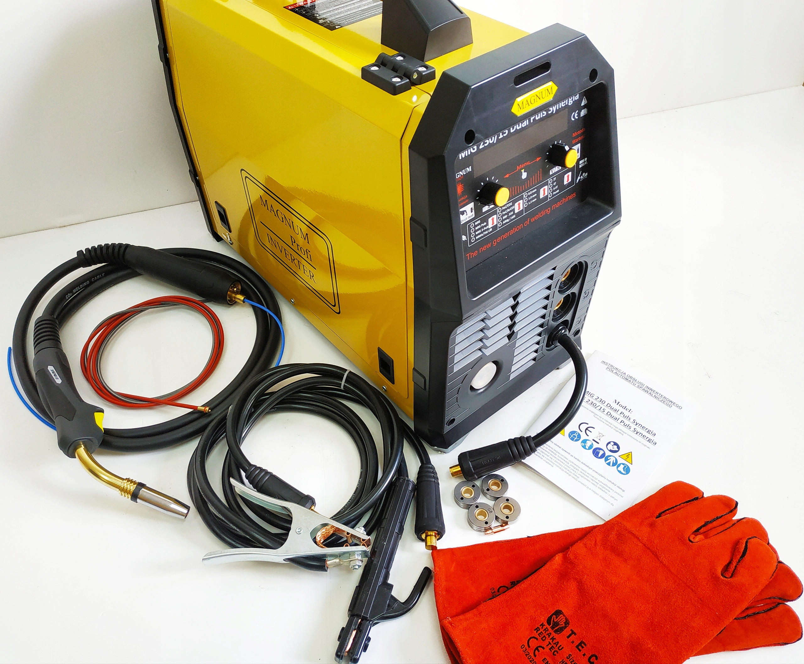 SPAWARKA MAGNUM MIG MAG 230 15 DUAL PULS SYNERGIA Marka Magnum