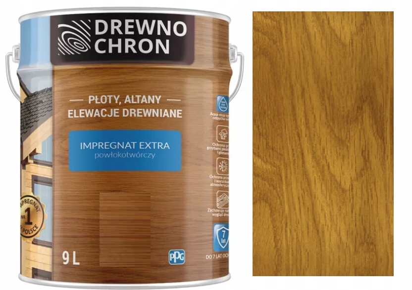 

Drewnochron Impregnat Extra 9L Dąb
