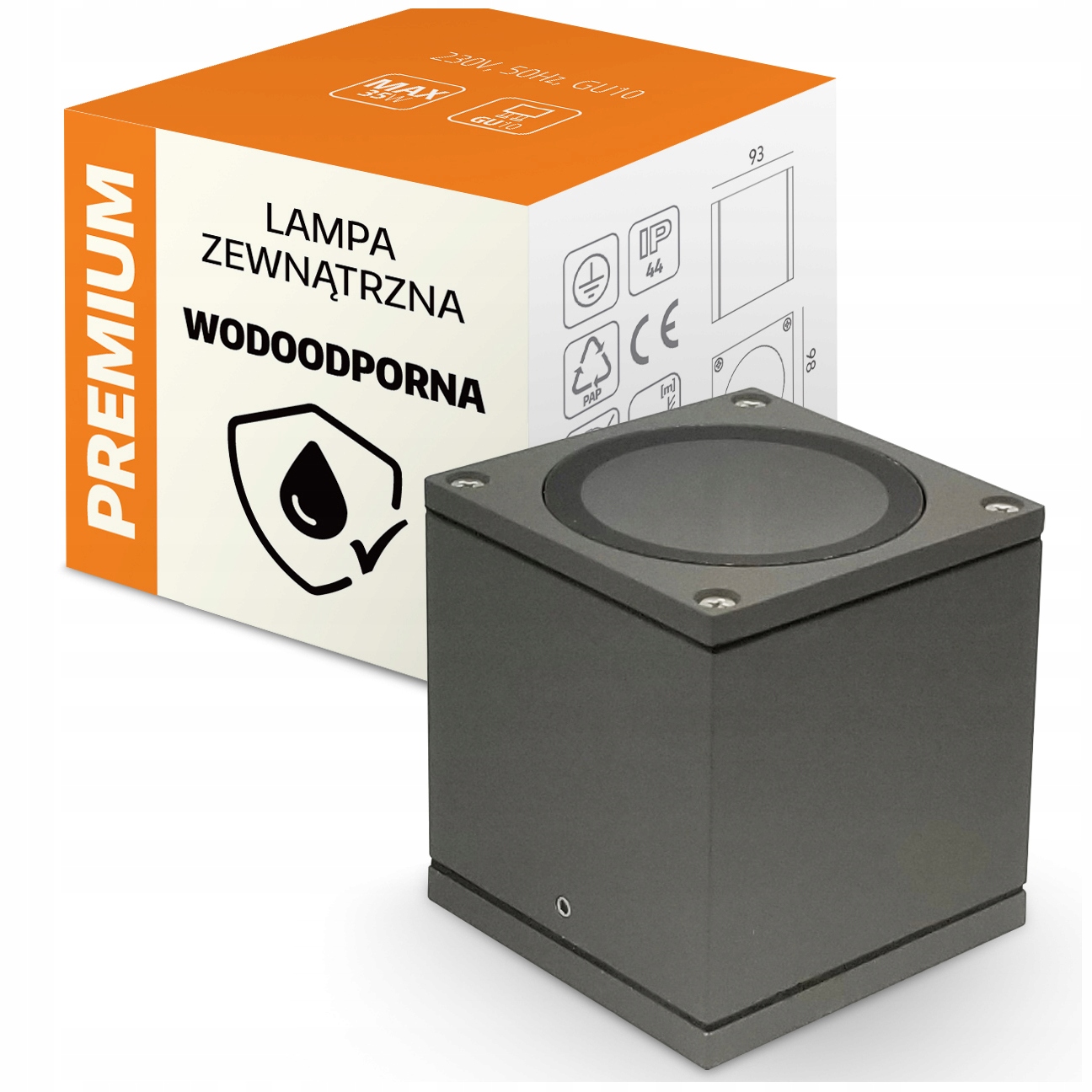 

Lampa Sufitowa Zewnętrzna Plafon Led Ogrodowa IP44