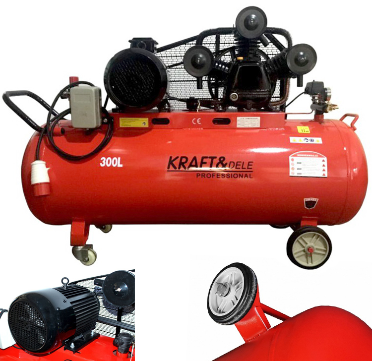 

Kompresor 300L 3 Tłokowy 400V Olejowy Sprężarka 8B